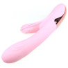 Generique Vibro Rabbit chauffant Lilo Heat 23cm Rose